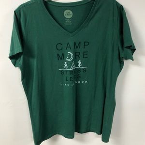 Life is good camping shirt